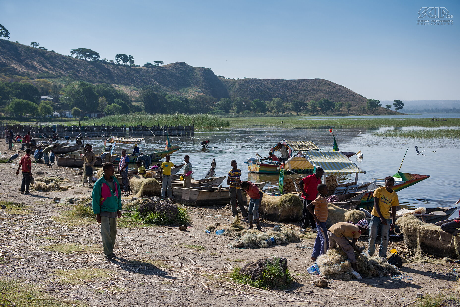 Lake Awassa In the morning we visited the busy fish market at Lake Awassa. Stefan Cruysberghs